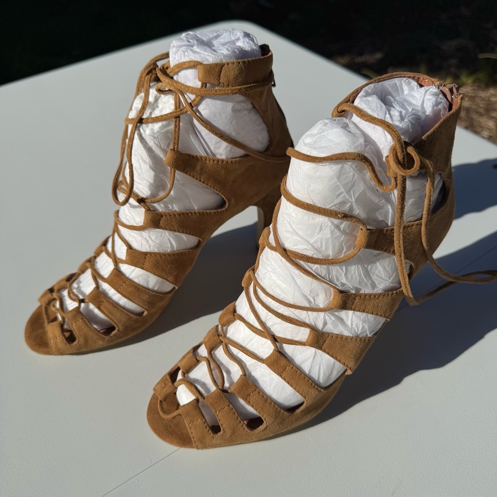 Jeffrey Campbell Lace-Up Heeled Sandals